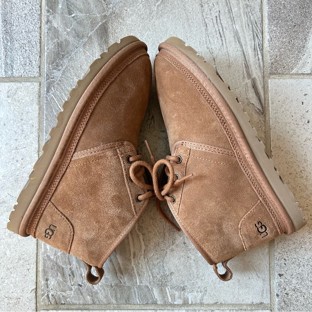 NWOT Women’s UGG Neumel Chukka Lace Up Ankle Boots in Chestnut, Size 7 - Picture 8 of 12